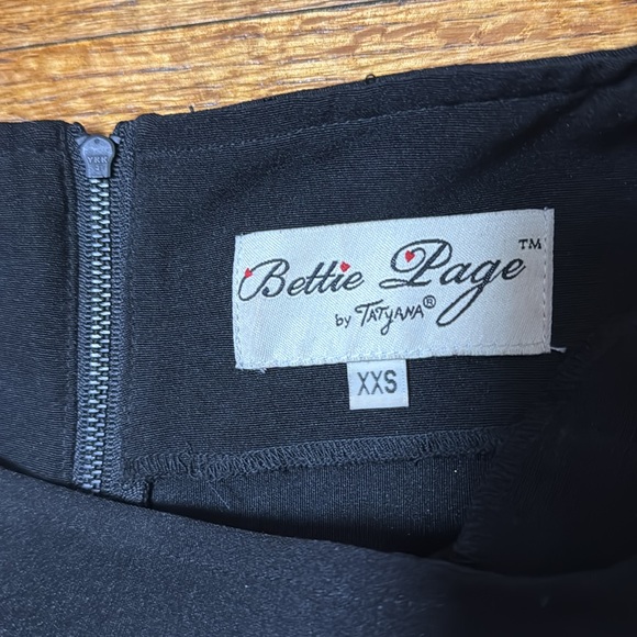 Bettie Page by Tatyana Vintage Style Black Pencil Dress - Picture 13 of 16
